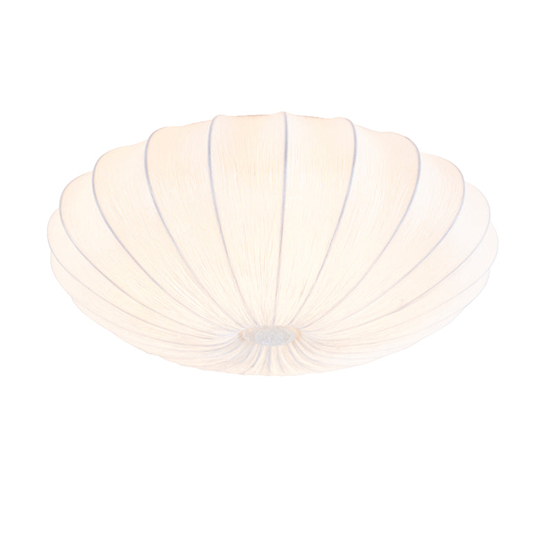 QAZQA Plafondlamp plu - Wit - Design - D 600mm