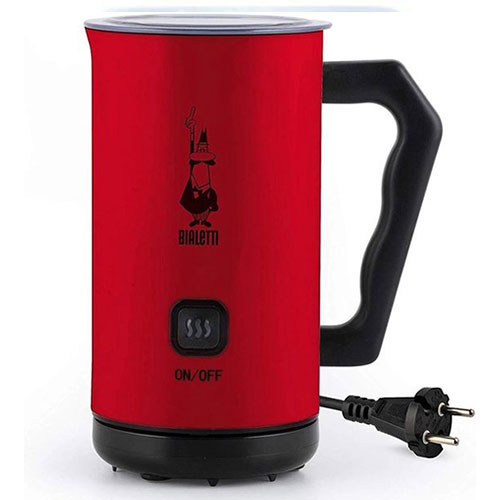 Bialetti Cappuccinatore Elektrische Melkopschuimer Rood