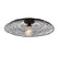 QAZQA Oosterse plafondlamp zwart 60 cm - Glan