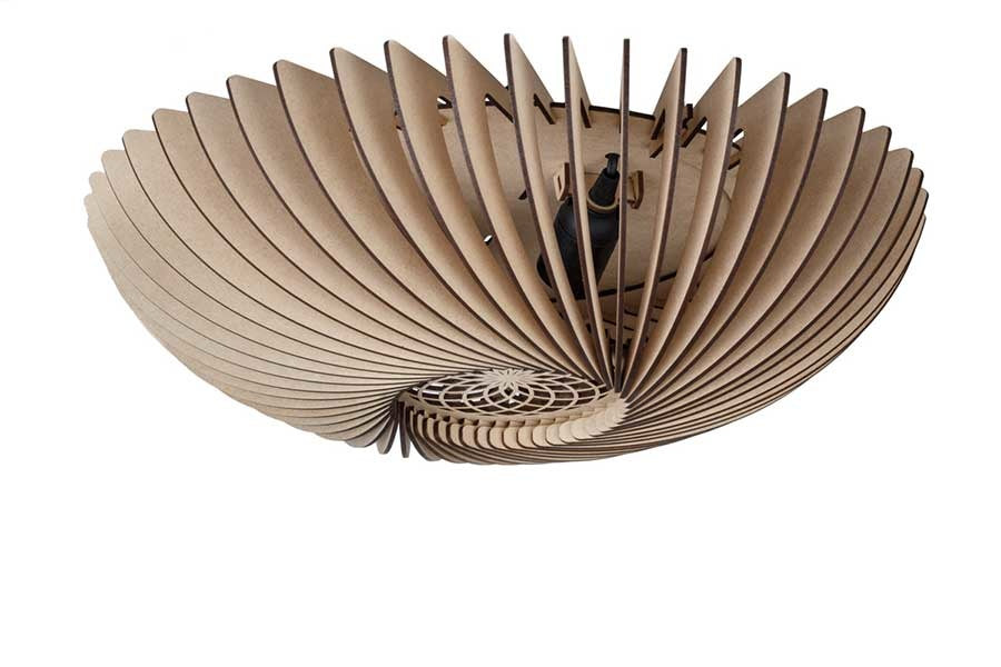 Blij Design  Plafondlamp Orb Ø 48 cm naturel