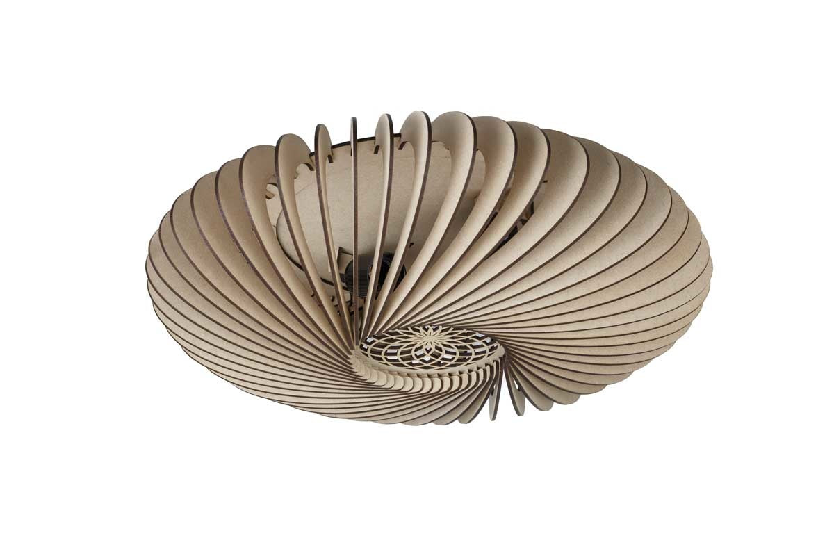 Blij Design  Plafondlamp Swan Ø 36 cm naturel