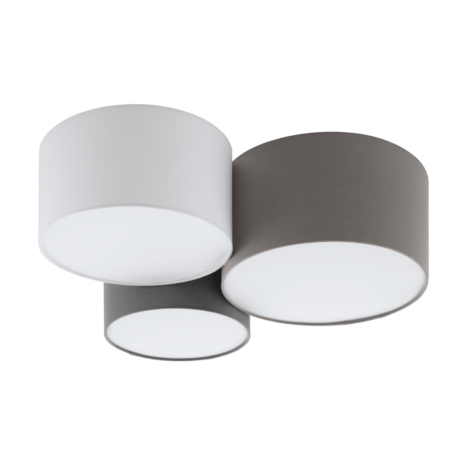 EGLO Pastore Plafondlamp - E27 - 61 cm - Wit|Antraciet|Bruin|Grijs