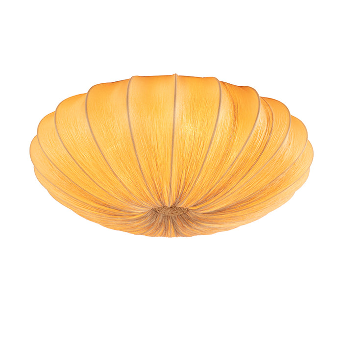 QAZQA Plafondlamp plu - Beige - Design - D 600mm