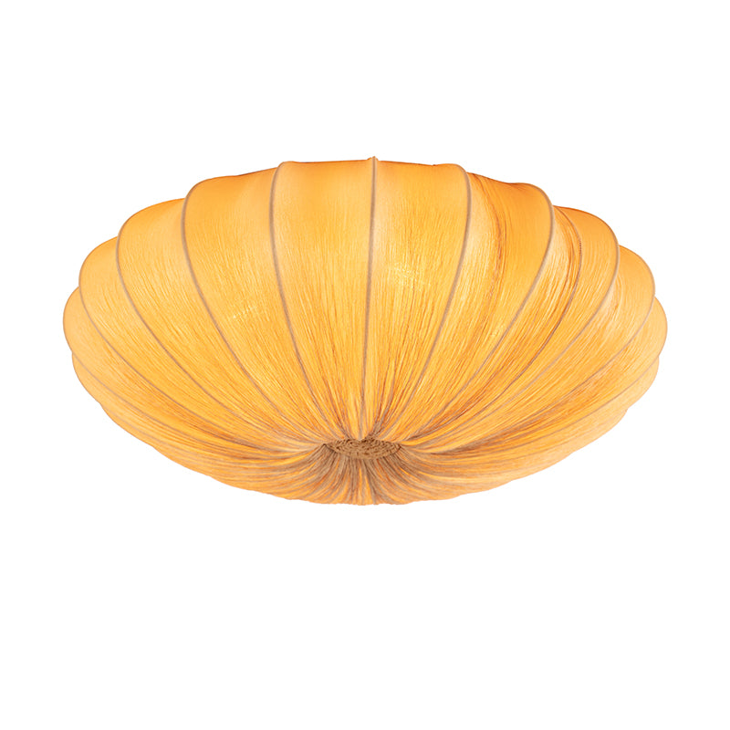 QAZQA Plafondlamp plu - Beige - Design - D 600mm