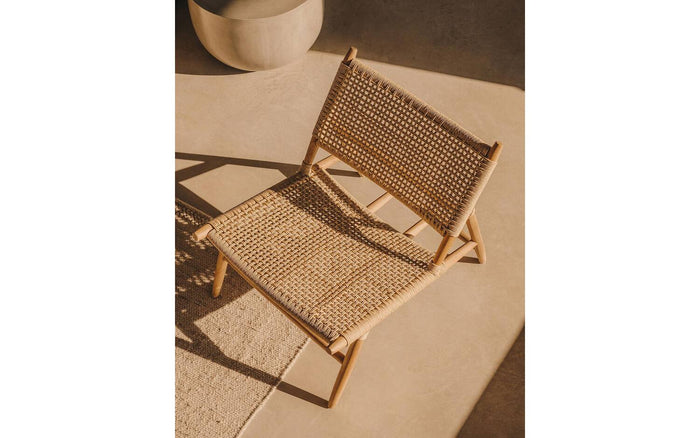 Kave Home - Codolar fauteuil in massief teakhout