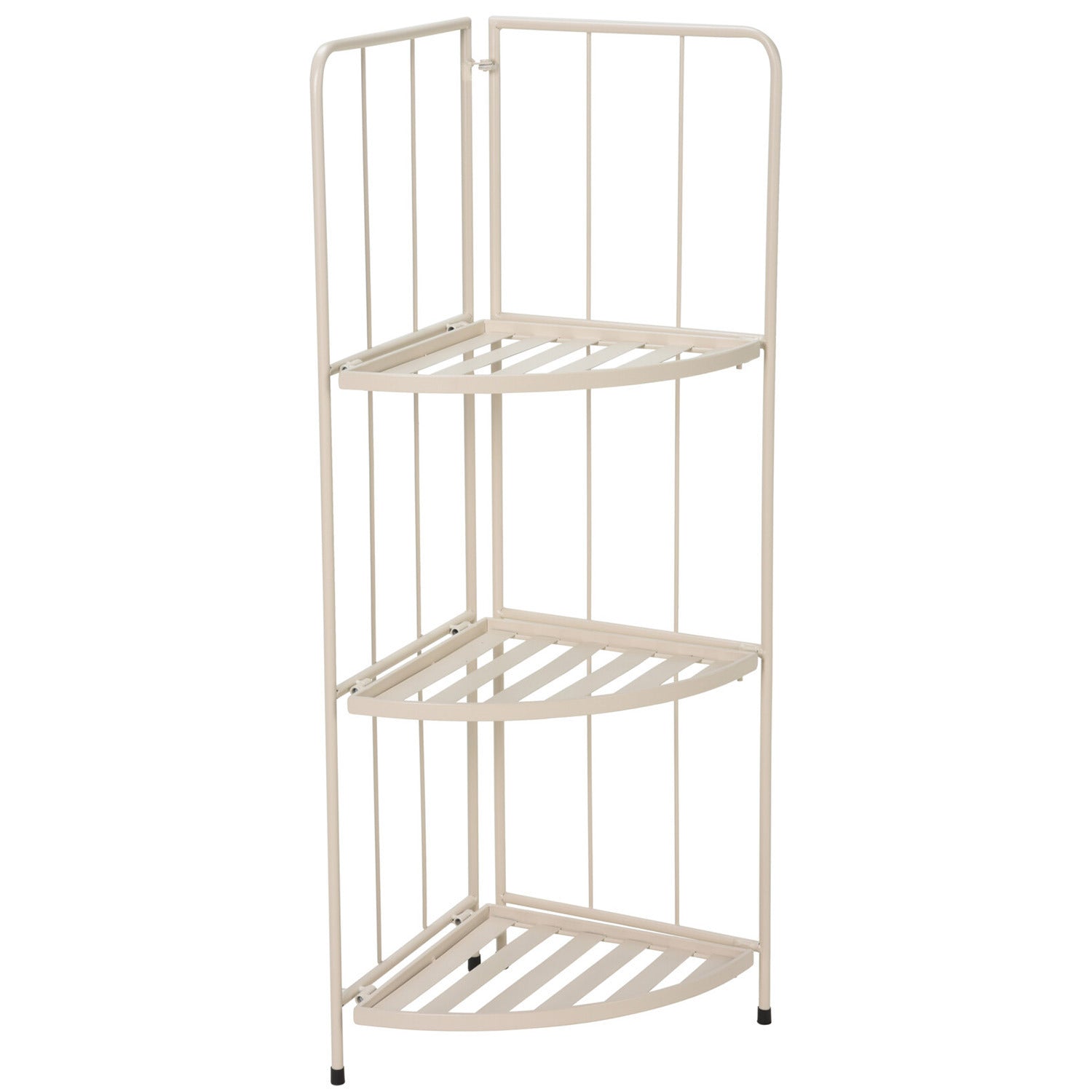 Pro Garden Plantenrek- creme - metaal - 42 x 30 x 90 cm - inklapbaar