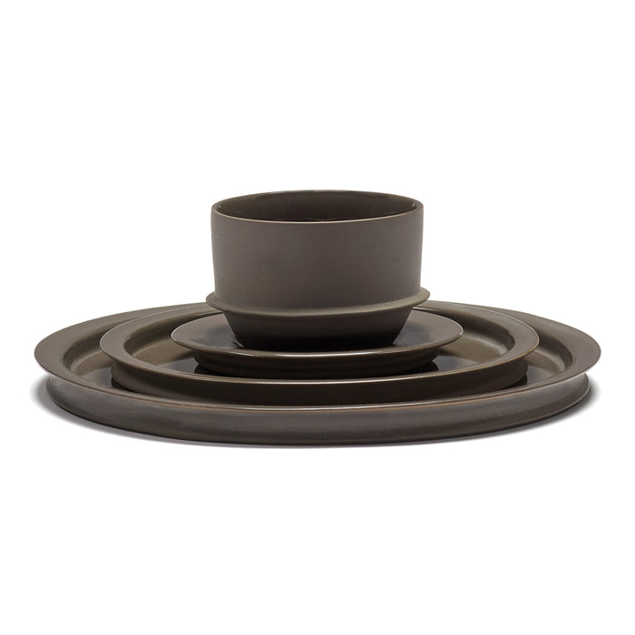 SERAX - Kelly Wearstler - Dune Dinerbord Ø 23 cm - 2 st. - Slate