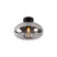 QAZQA Art Deco plafondlamp zwart met smoke glas - Busa