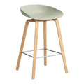 HAY About a Stool AAS32 Barkruk - H 65 cm - Oak - Pastel Green