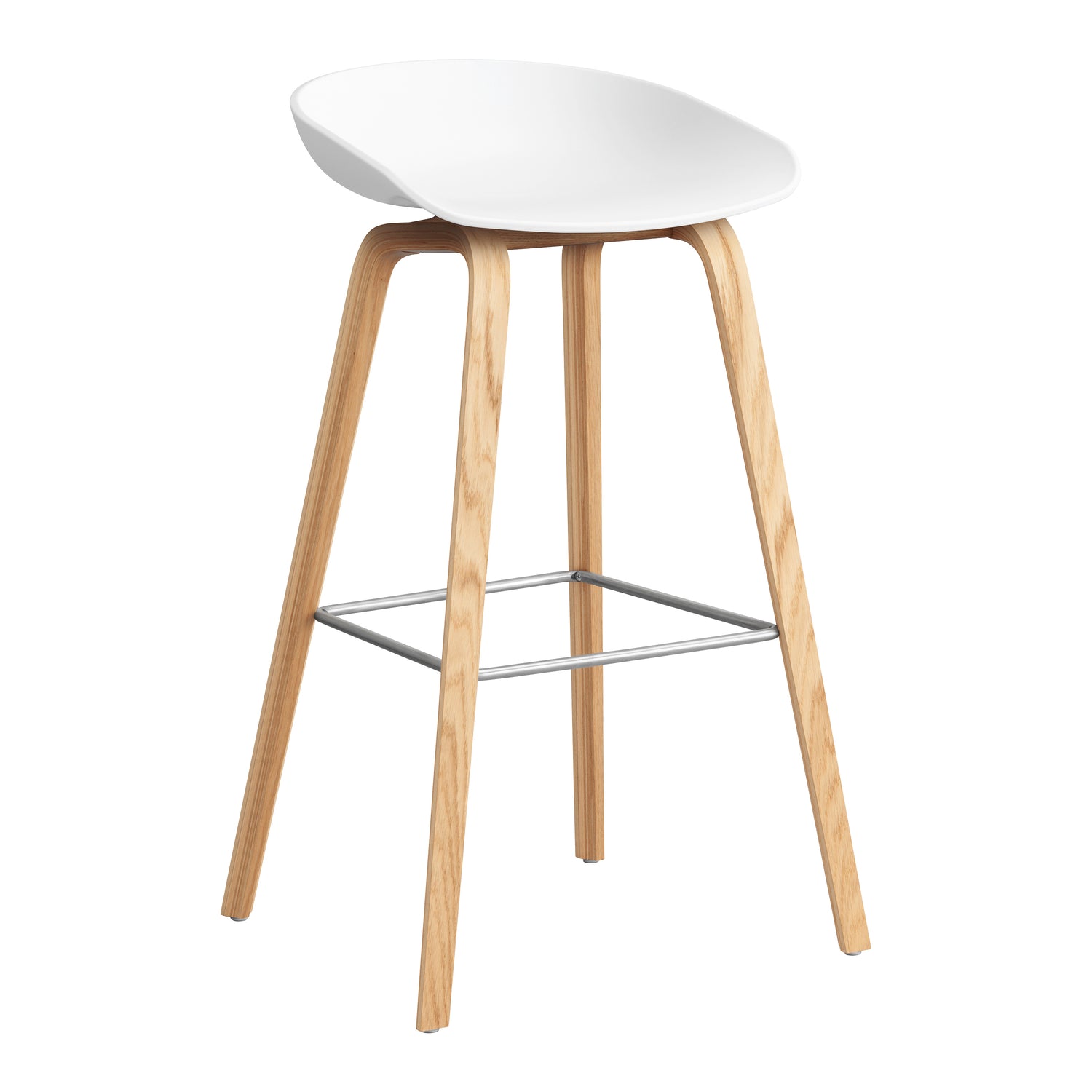 HAY About a Stool AAS32 Barkruk - H 75 cm - Oak - White