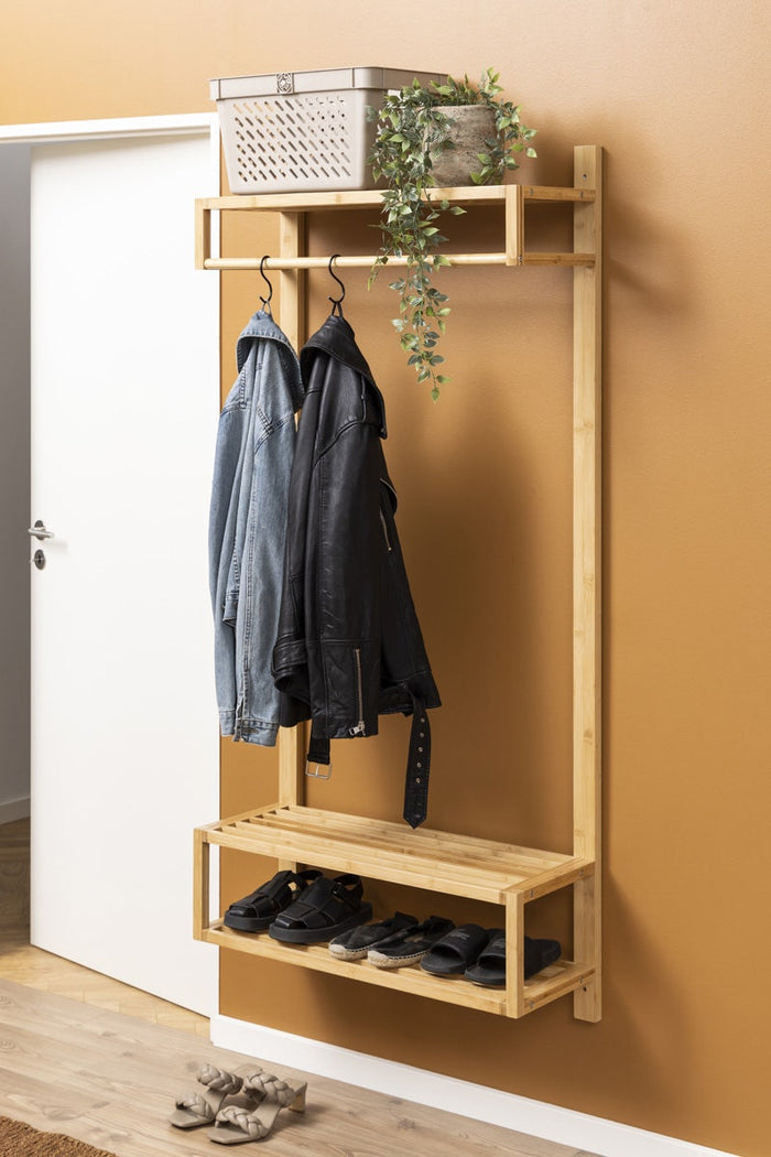 Lisomme Jort bamboe kledingrek naturel - 80 x 170 cm