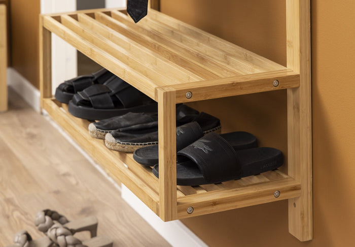 Lisomme Jort bamboe kledingrek naturel - 80 x 170 cm