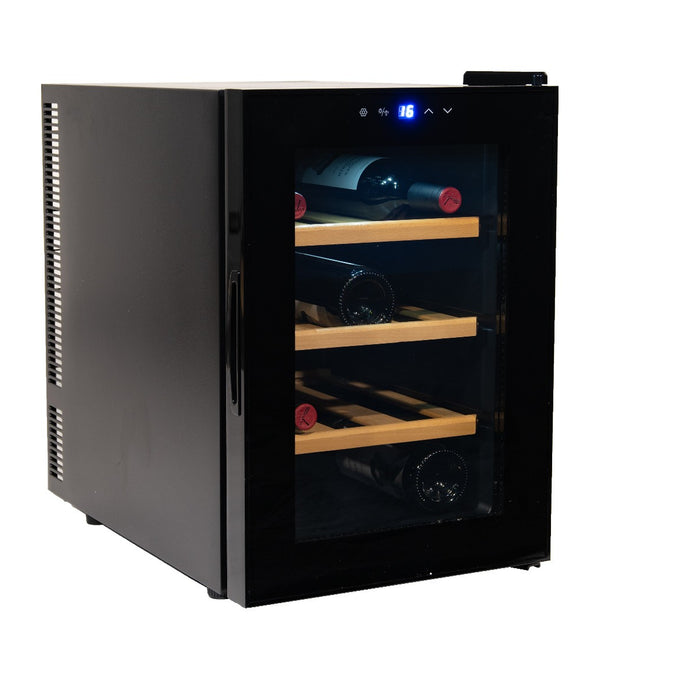 Vinata Adamello wijnkoelkast - vol glazen deur - 12 flessen