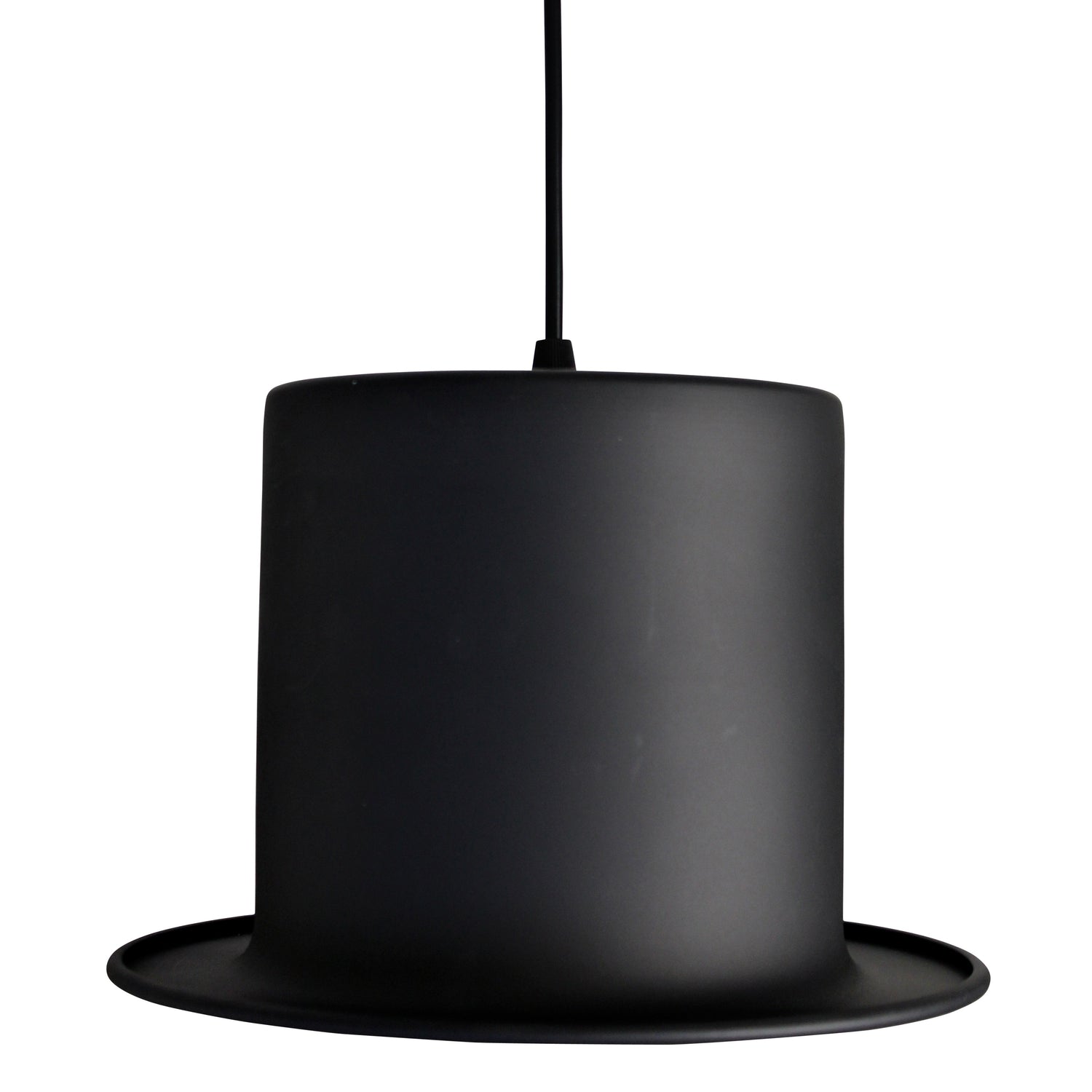 United Entertainment ® - Hoge Hoed Hanglamp - Zwart-goudkleur folie