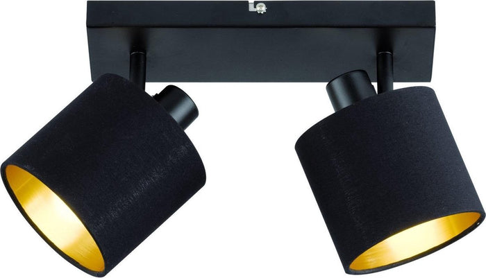 Reality Tommy Spot 2x E14 Zwart