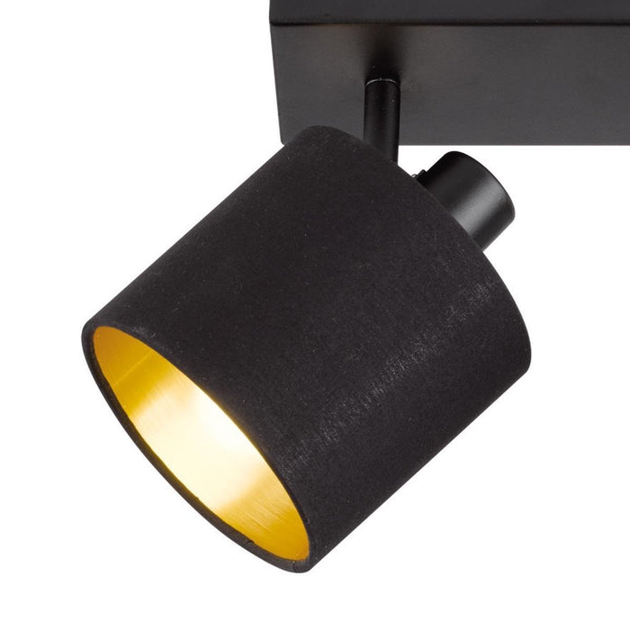 Reality Tommy Spot 2x E14 Zwart