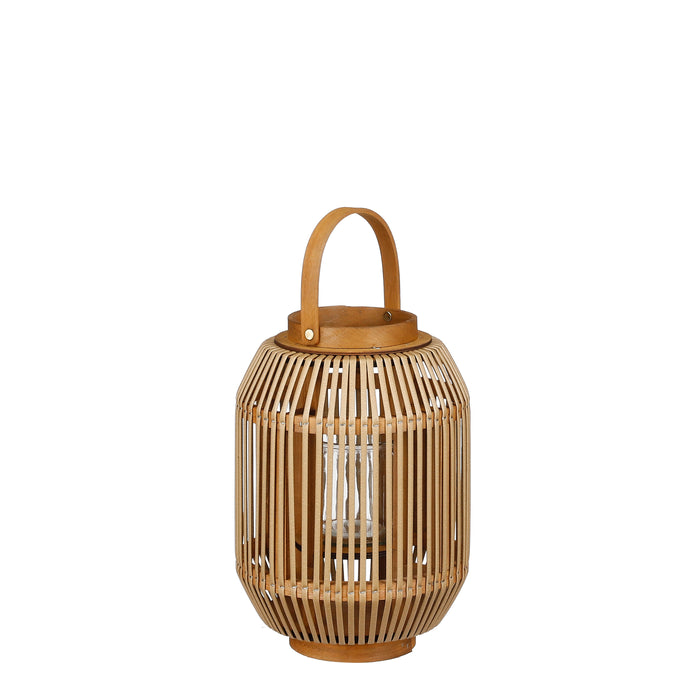 Mica Decorations Havard Windlicht - H33 x Ø23 cm - Bruin