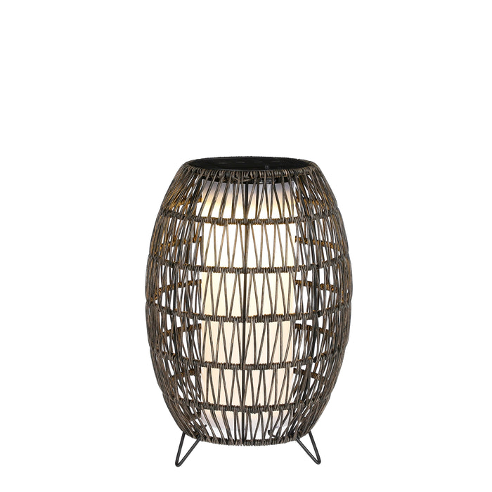 Luca Lighting Colwood Lantaarn Solar - H32,5 x Ø23 cm - Zwart