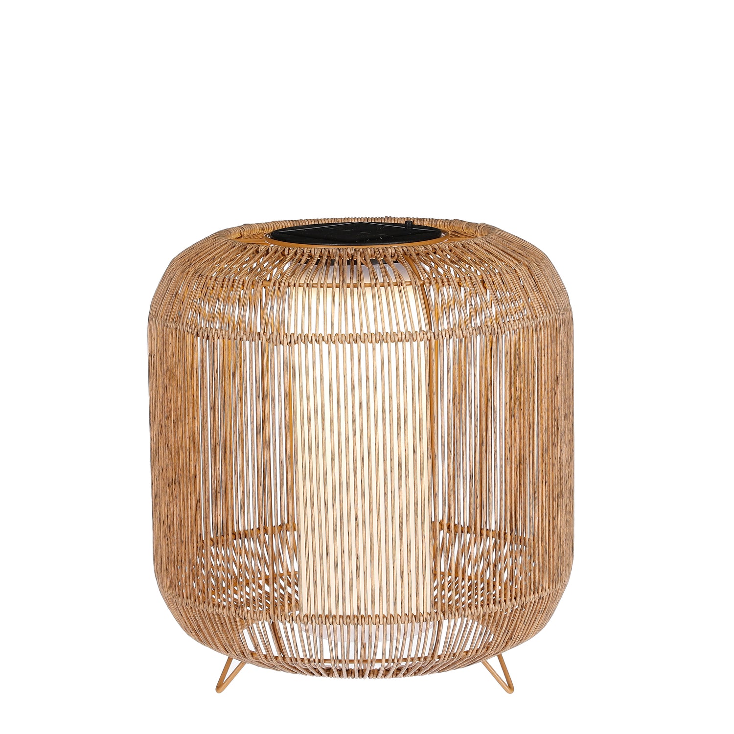 Luca Lighting Colwood Lantaarn Solar - H30 x Ø30 cm - Bruin