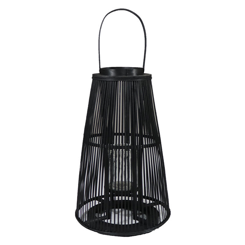 Sweet Living - Zwarte Lantaarn Janne - Ø35,5xH58 cm