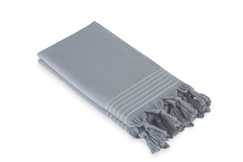 Walra - Gastendoek Soft Cotton Hamam - 2x 30x50 - Blauw