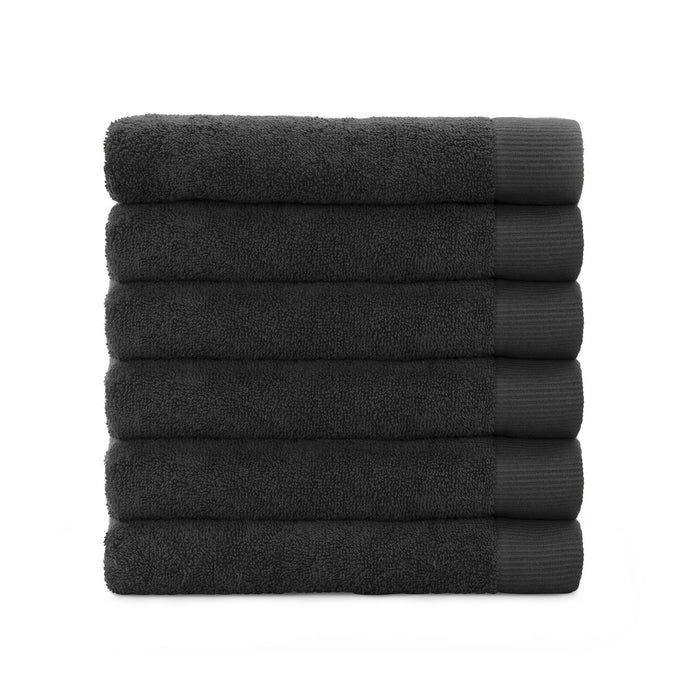 Cinderella Weekend - Badhanddoek - 60x110 cm - Anthracite - Set van 6