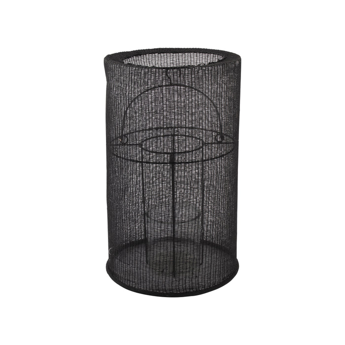 Gusta Lantaarn katoen ø29x46cm zwart