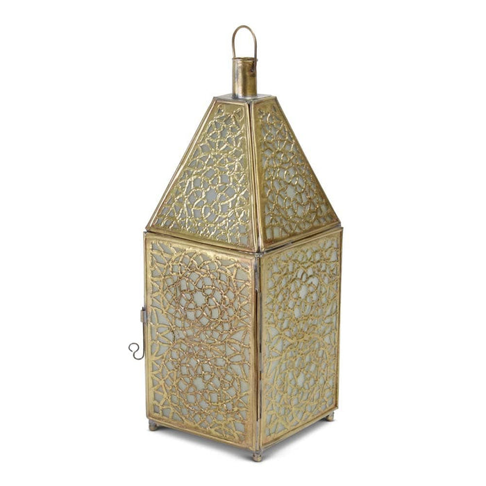 Safaary -  Lantaarn Goud van Koper Large - 12,5x12,5 CM