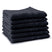 LINNICK Pure Handdoek 60x110 - black - Set van 6