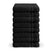Byrklund - Gastendoek Bath Basics - 8x 30x50 - Zwart