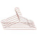 QUVIO Kledinghanger set van 5 - Metaal - Koperkleur