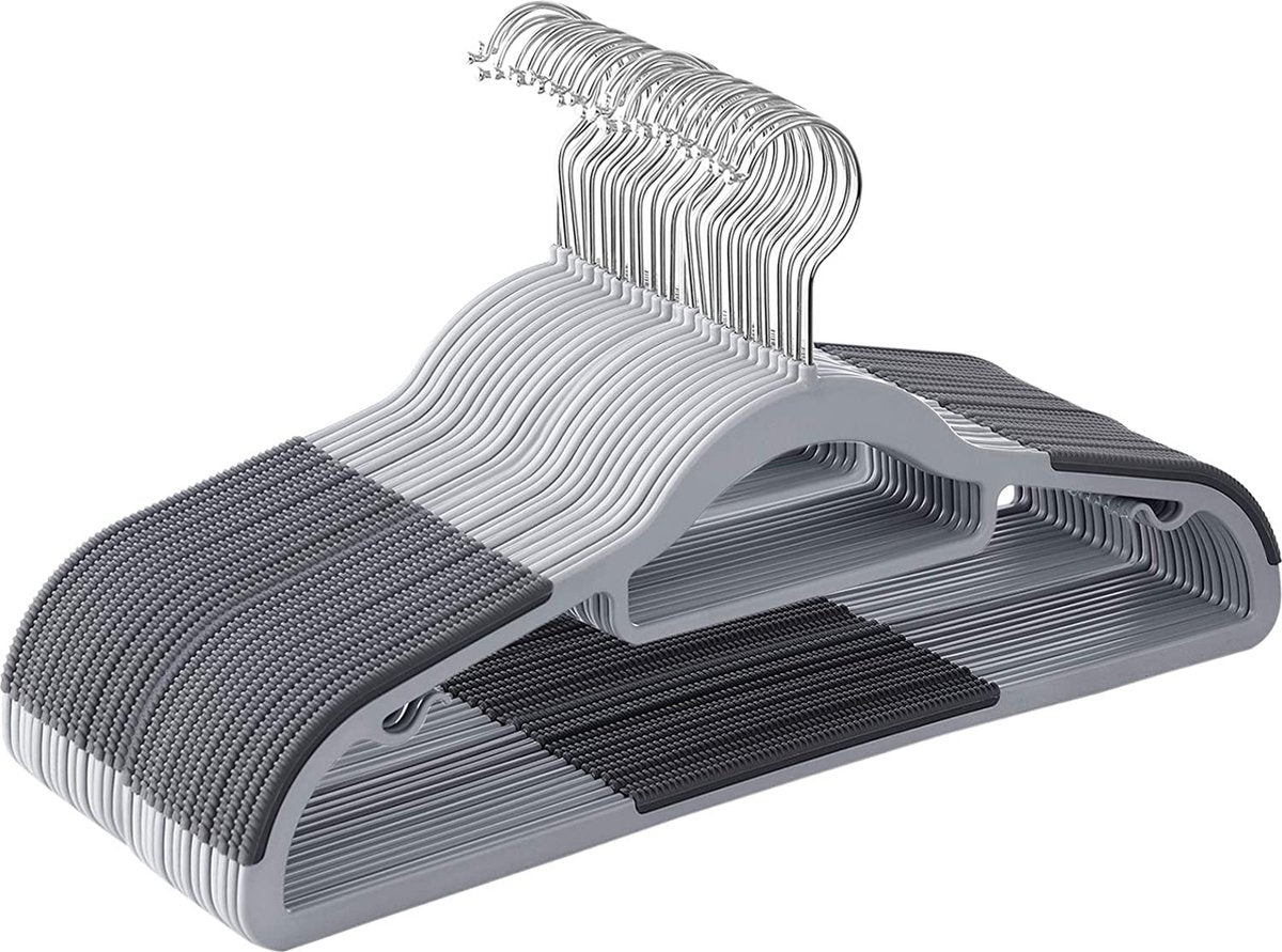 ACAZA Kledinghanger Grijs  - 20 st.