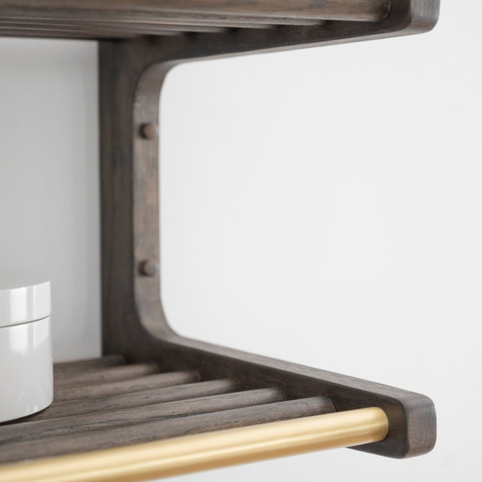 Rowico Home Inverness houten kapstok donker eiken - 80 x 28 cm