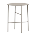 Lisomme Mila metalen tuin bijzettafel grijs - Ø 40 cm