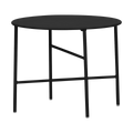 Lisomme Mila metalen tuin salontafel zwart - Ø 50 cm