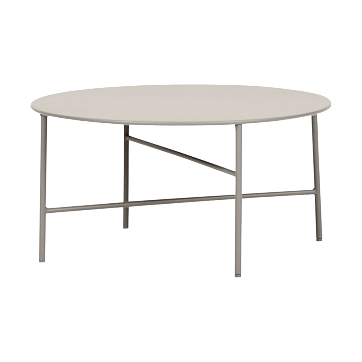 Lisomme Mila metalen tuin salontafel grijs - Ø 70 cm