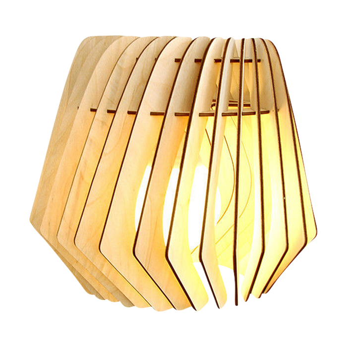 Bomerango Spin M houten lampenkap medium - Ø 37 cm