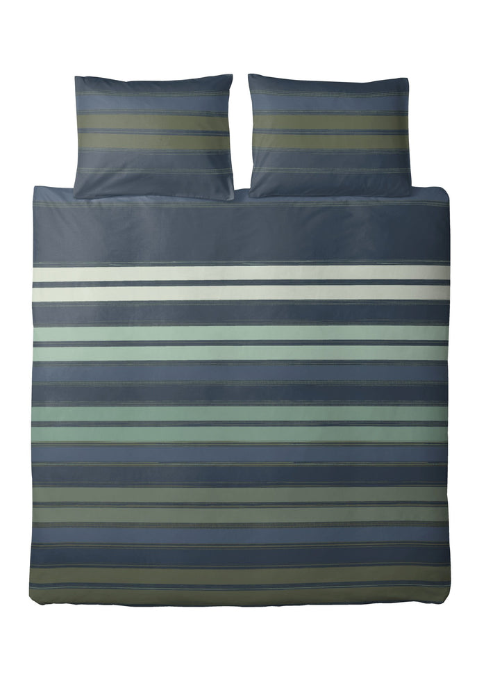 Ten Cate Katoenen Dekbedovertrek - 140x200|220 - Donell Blauw|Groen