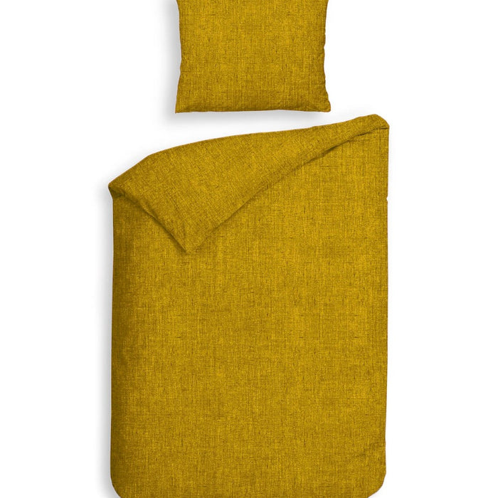 Heckett Lane Dekbedovertrek Flanel Franela - sunset gold