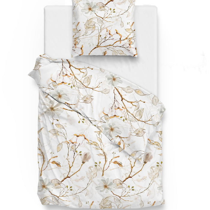 Zo Home Dekbedovertrek Flanel Zusa - naturel