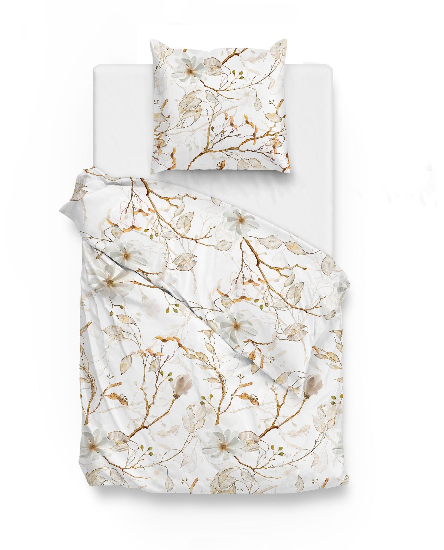 Zo Home Dekbedovertrek Flanel Zusa - naturel