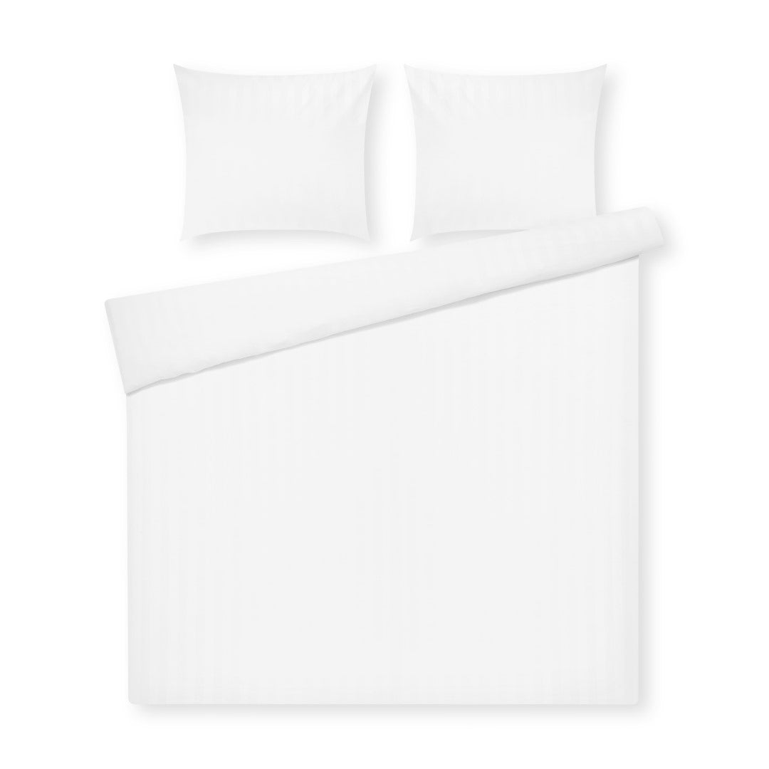 Papillon Satijnstreep dekbedovertrek 240x200|220 cm zwart