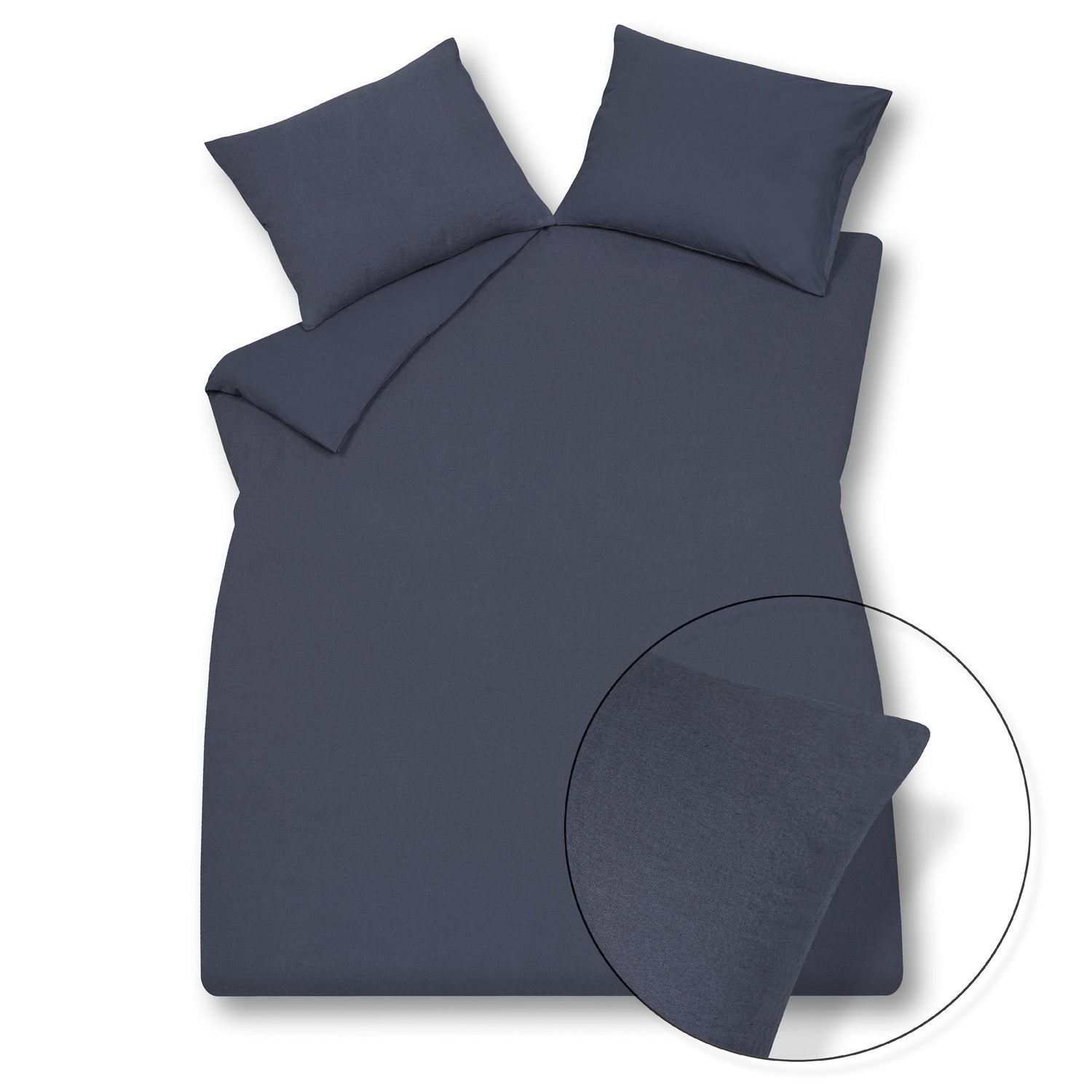 Vandyck Dekbedovertrek PURITY 79 Nightblue 140x220 cm (linnen |