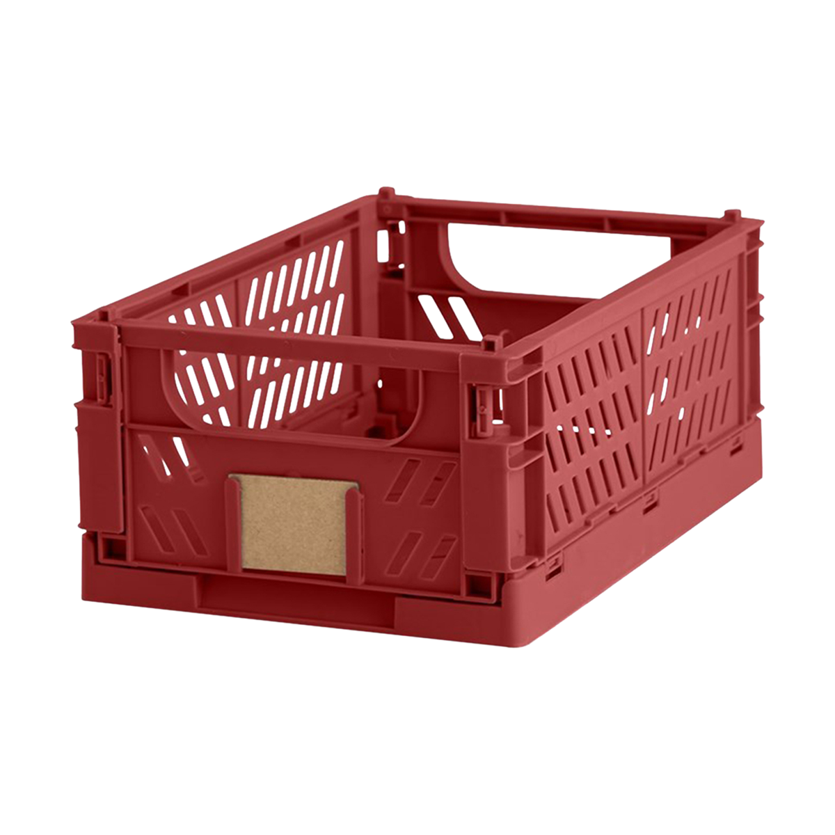 Lisomme Luuk opvouwbaar krat rood - 25 x 16,5 cm