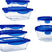 Pyrex - Cook & Go Schaal Set van 7 Stuks