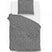 Zo Home Dekbedovertrek Flanel Blitz - ink black