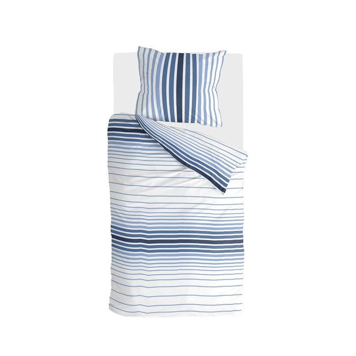 Byrklund - Beach Feel with Stripes - 140x220 - Blauw | Wit