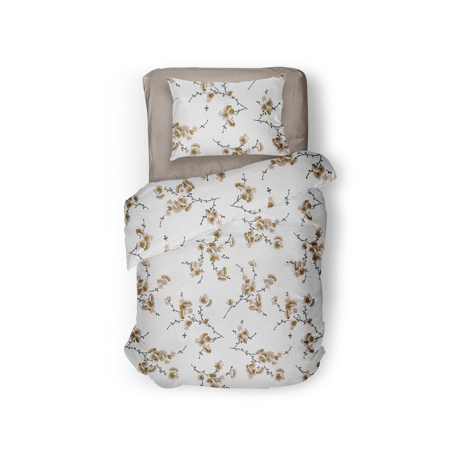 Elegance Dekbedovertrek Lina - taupe