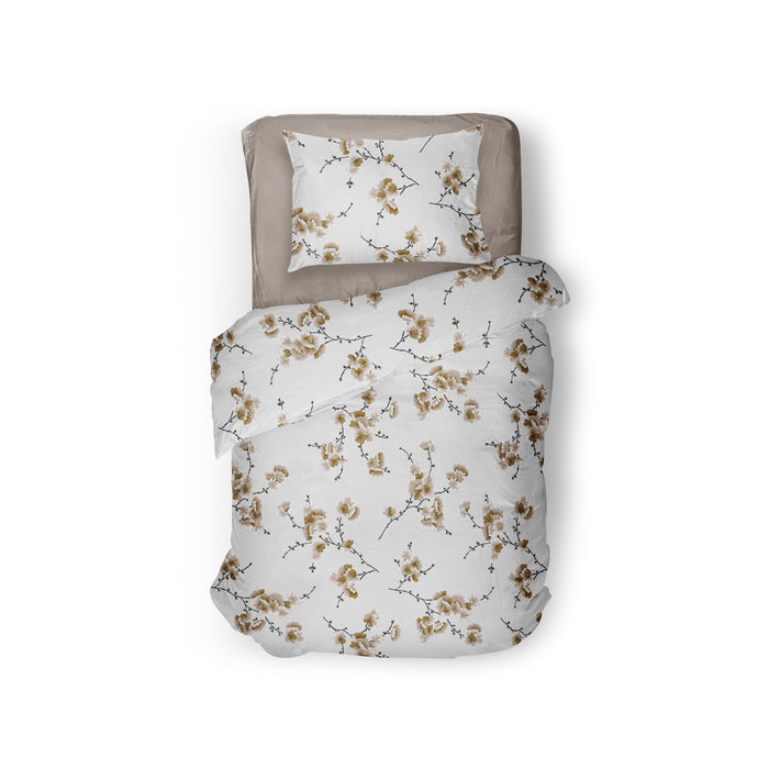 Elegance Dekbedovertrek Lina - taupe