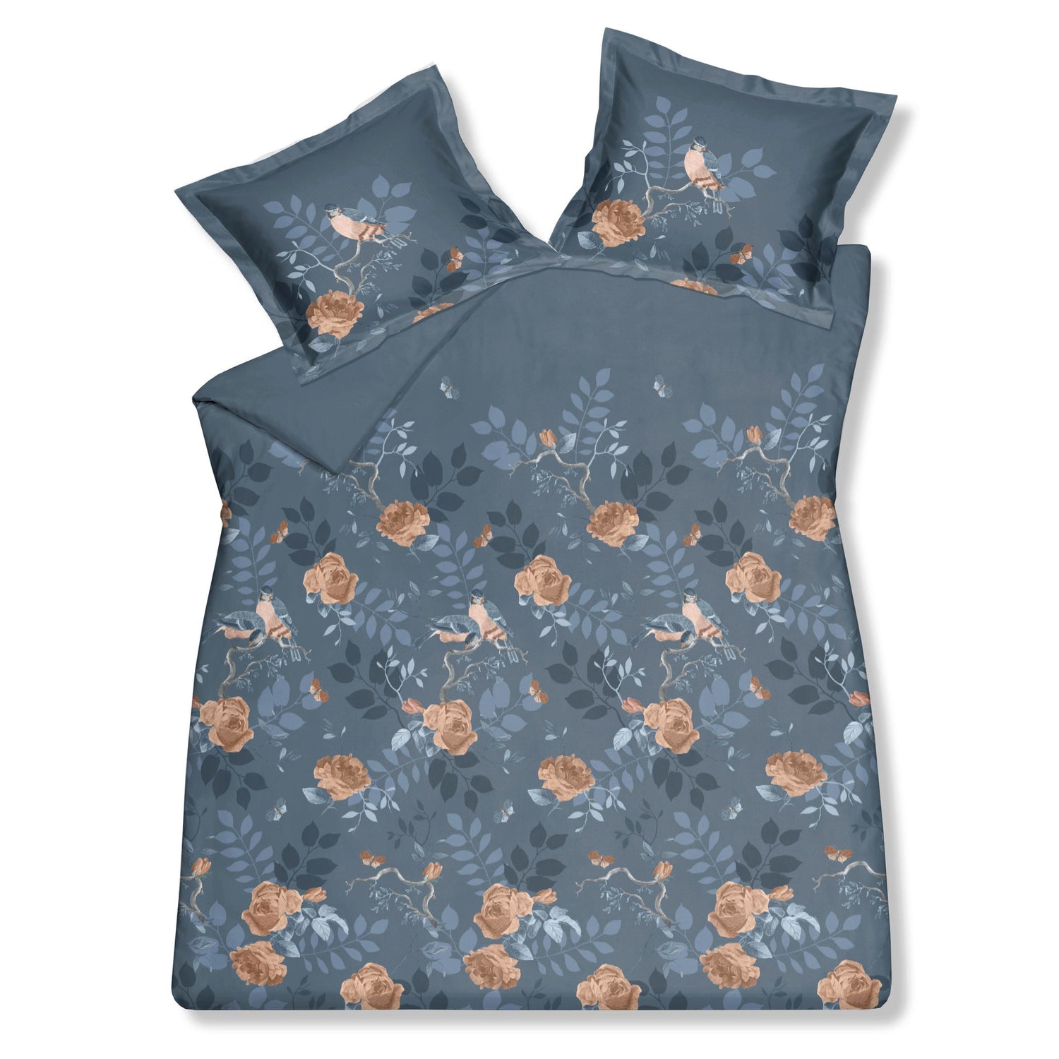 Vandyck - Dekbedovertrek AVIEMORE Storm Blue 140x220 cm (satijnkatoen)